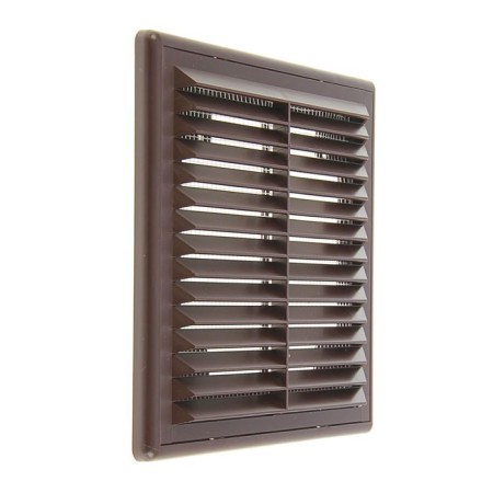 Ventilation ERA 1515 r, 150x150 mm, with a grid, detachable, brown-1