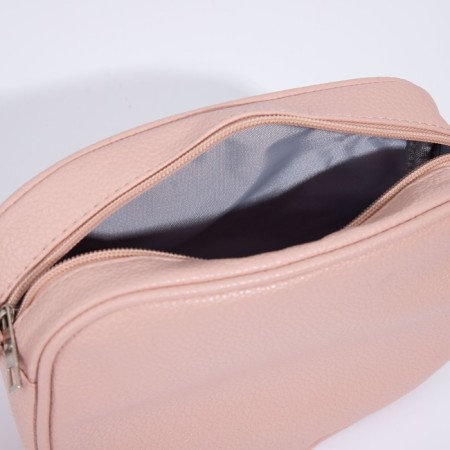 Bag Women's Cross-Bodi with a zipper, pink color-10