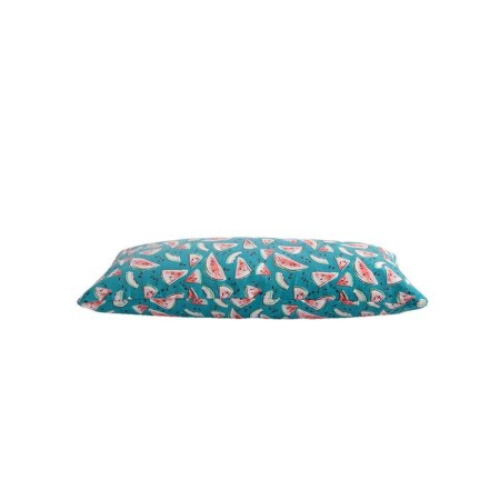 Pillow orthopedic roller with buckwheat luster, size 20x50 cm, watermelon, blue color-1