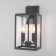 Street wall lamp Elektrostandard, Candle, 167x180x360 mm, E14, dark gray color
