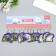 PVC keychain "Dragon with gems" Soft 5.1x5.3 cm