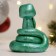 The figure "The snake dreams" Emerald, 6x6cm