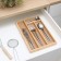 Drywall for cutlery of the bamboo forest, 33.5 × 22 × 3 cm, 4 cells