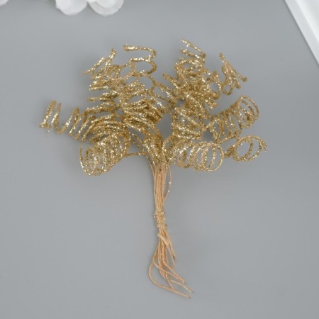 Decorative element for creativity "Spiral" gold