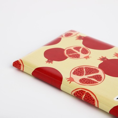 Cover for passport, yellow/red color-4