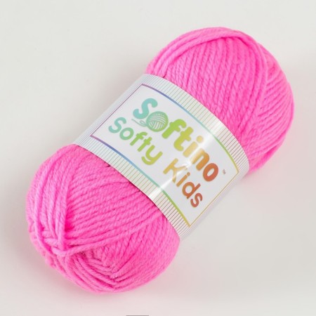 Yarn 100% acrylic "Softy Kids" 90m ± 5m 50 g Color 11 Persian pink-1
