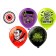 Shar Latex 12 ““ Halloween Festival! ”Feast, silkography, 2-hand, 5 designs, set 25 pcs.