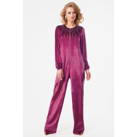Combineson female, size 48, burgundy color-1