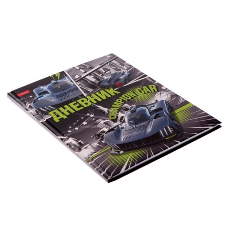 Diary solid cover 1-11 grade 40 sheets, car champion, glossy lamination-1