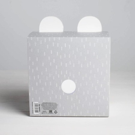 Gift folding box, packaging, "bear cub", 15 x 15 x 8 cm-3