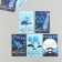 Cardboard Birboard "Wishes. User" set of 10 pcs (5 types) 4x6 cm