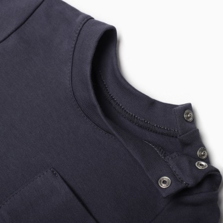 T-shirt Troshka I, Basic Line, height 86-92 cm, dark gray-1