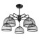 Laymin chandelier 5he27 40W black 60x60x40 cm Bayerlux