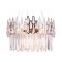 Crystal suspended chandelier ambrella like, Traditional, TR5261, E14, Color Chrome