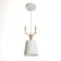 Lamp Bayerlux "Deer" 1khe27 40W White-gold 13x13x100 cm