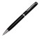 Gift handle, ball "Colombo" in the leatherette case, rotary, black body with silver