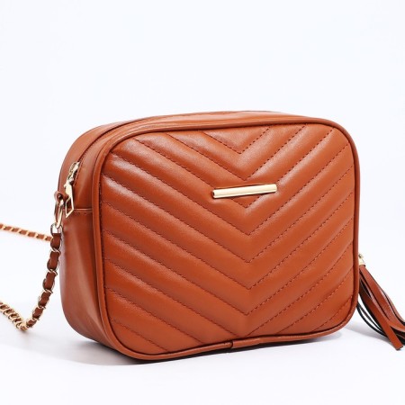 Bag Cross-Bodi with a zipper, the color is red