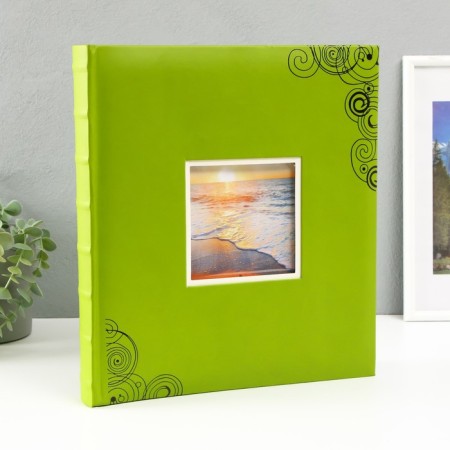 Photo album 29x32 cm. 30 sheets, "Rest" of Crust-I. leather