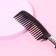 Comb, 4.5 × 21 cm, black/silver color