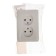 Double SE "hit", 16 A, 250 V, built-in, without salary, IP21, white, RS16-235-b