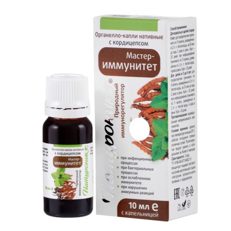 Organello-Kapli Native with the cordyceps "Naturonik" master-immunity, anti-freezing 10 ml