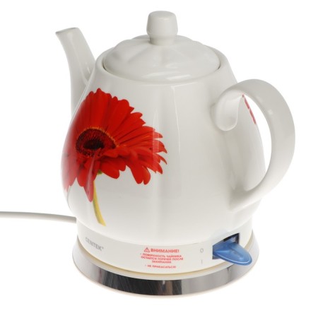 Electric kettle Centek CT-0062, ceramics, 2 l, 2000 watts, "Herbera"-1
