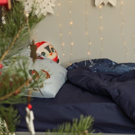 Ethel bedding 1.5 Christmas Night 143x215 cm, 150x214 cm, 50x70 cm -1 pcs, 100% HL, calico-2
