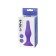 Anal plug, silicone, purple color, 12.5 cm