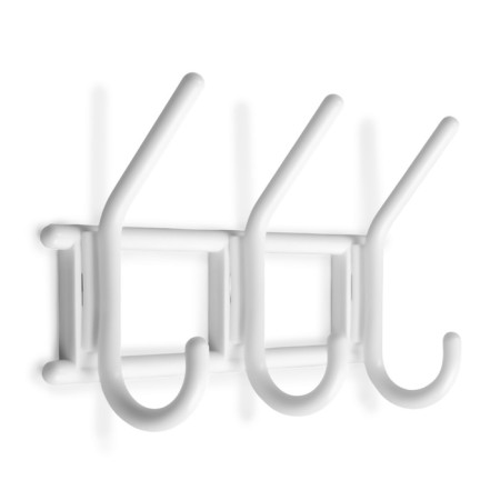 Tundra hanger, 3 hook, snow-white, plastic, 1 pc.-1