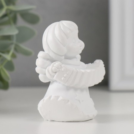 Polystone souvenir "Baby-Angelochka with a musical instrument" MIX 4x5x6.4 cm-3