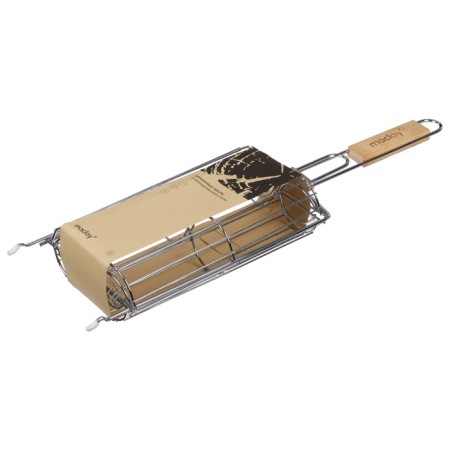 Maclay grill grill grill, double, chrome steel, 49x14x7 cm, working surface 27x17 cm-6