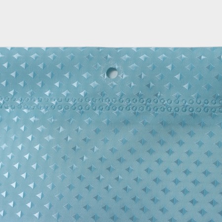 Bathroom curtain "Diamond", 180 × 180 cm, light blue color-2