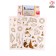 Children's tattoos-transfers, 10 × 15 cm, set 2 sheets, gold, "Zvyatyat, Origami"