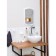 Bathroom set, white color
