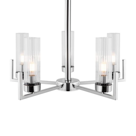 Suspended lamp 60W, 5khe14, 35x55 cm, chrome-2