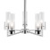 Suspended lamp 60W, 5khe14, 35x55 cm, chrome