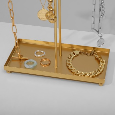 Steam for jewelry with a place for storage "Love", 29.5 × 10 × 38 cm, color gold-1