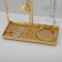 Steam for jewelry with a place for storage "Love", 29.5 × 10 × 38 cm, color gold