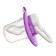 Nipple - orthodontic dummy with a container, +3 months., Purple color