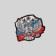 Thermal appliance "Coat of arms", 7 × 6.6 cm, white/blue/red color