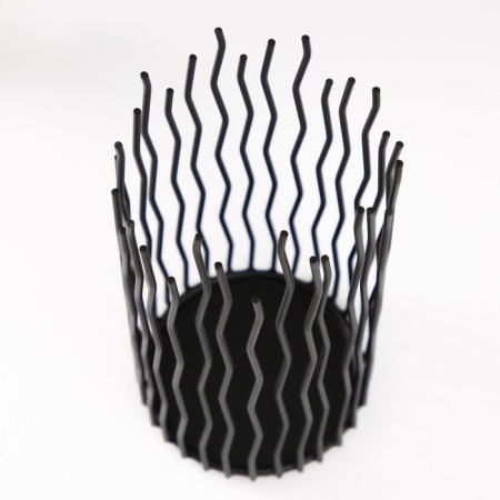 Summary Metal for 1 candle d = 8.5 cm "Tourill" 10x10x20.5 cm-2