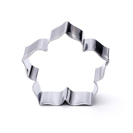 A set of forms for cutting the cookies "petunia petals", 7.5 × 7 cm, 6 pcs, chrome color-2