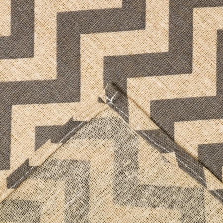 A set of decorative napkins of the share 40x40cm 4pcs, gray zigzag, 100% PE-2