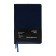 Deliciper of Leduced A5, 136 sheets in a ruler, leatherette "Nebraska", silver cut, blue