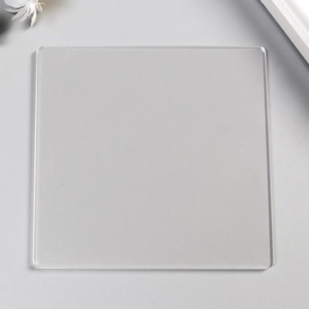 Acrylic block for seals 10x10 cm