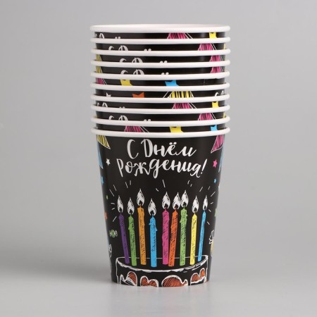 A one -time paper glass "Cake", 250ml.-1