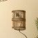 Lamp wall -mounted from the rattan "Kahaya" 1x120W, E27, 20x14x32 cm