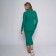Women's costume (jumper/skirt), green color, size One size (46-50)