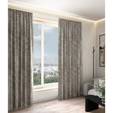 Curtain "Canyon", size 150x260 cm, color latte