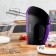 Mixer KitFort KT-3404, manual, 100 watts, 7 speeds, black-violet